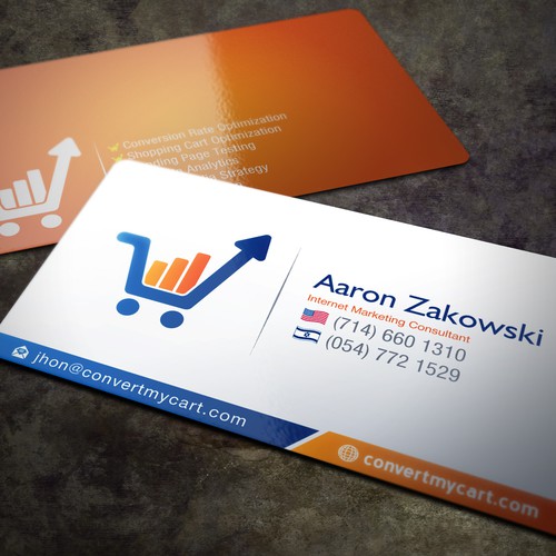 New stationery wanted for Aaron Zakowski Diseño de Cre8tivemind