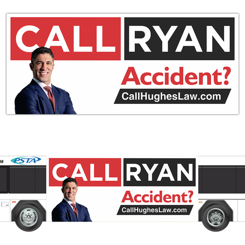 Bus Ad for Lawyer - Need diff styles Design réalisé par TypeF Design