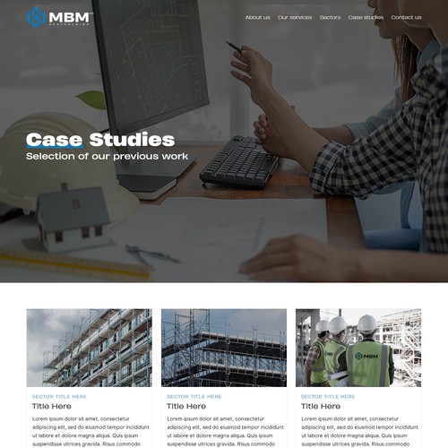 Smart, Clean, Professional - Scaffold Company Website Design by Slaviana
