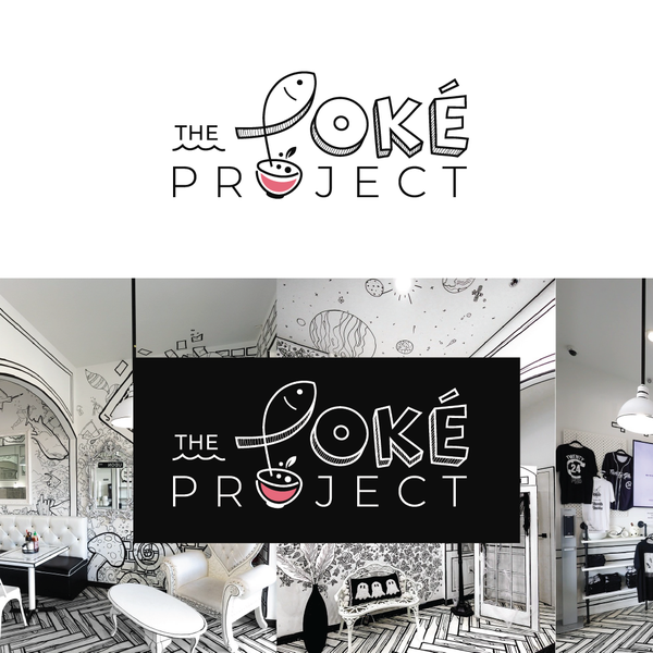 Logo for a poke restaurant