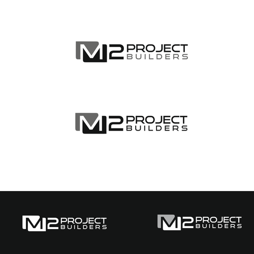 Create a modern yet sophisticated logo for M2 PROJECT BUILDERS Design by cv design