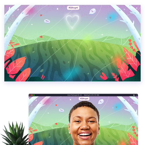 Community Contest | Illustrate your happy place as a virtual background (multiple winners!) Design by Midas™ Studio`s