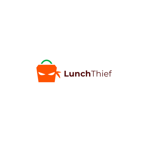 LunchThief Mobile App Logo Design réalisé par Striker29