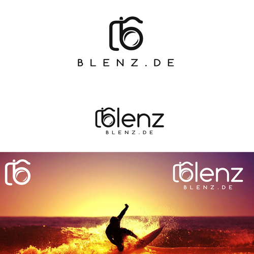 photography logo blenz.de Design by cv design