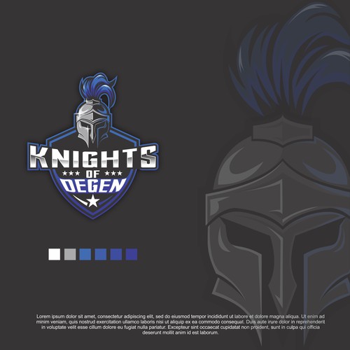"Knights of Degen" Logo and Branding Design by Adiwinata