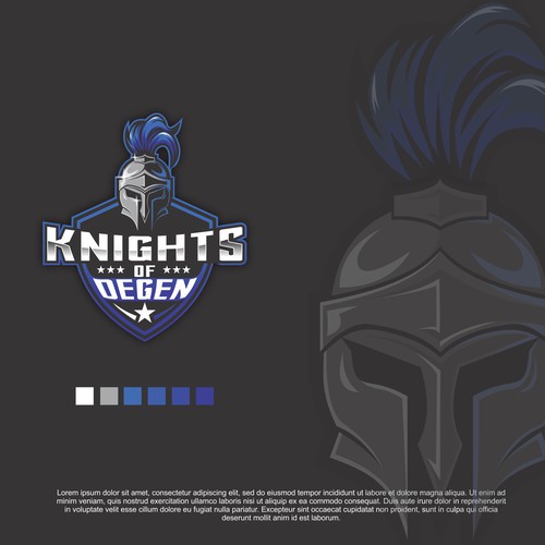 "Knights of Degen" Logo and Branding Design by Adiwinata