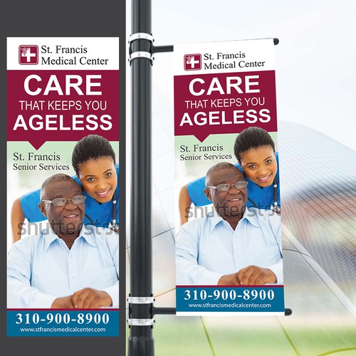 Design a banner that attracts older adults & families to use our specialized senior care & services Design réalisé par Saqi.KTS