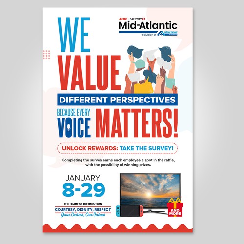 Acme Survey Need 100% Participation Design by Monki D Loy