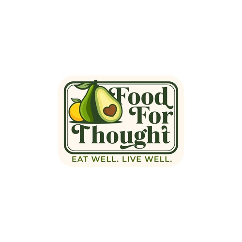 Fresh, Playful Island-Inspired Logo for Food For Thought – Organic Café & Market in the Florida Keys Design by norzone