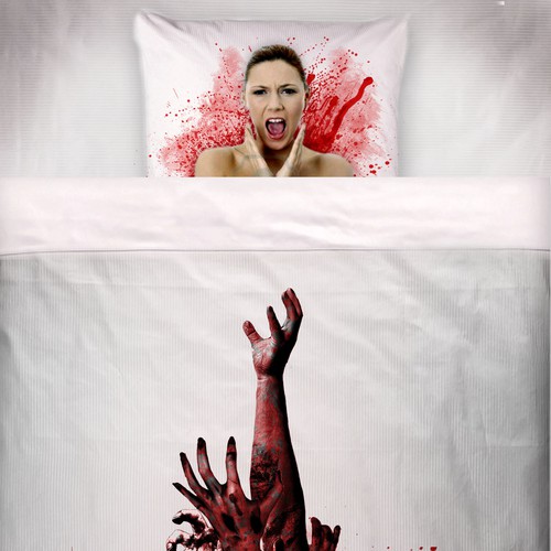 Zombie attack bed linen design Merchandise contest