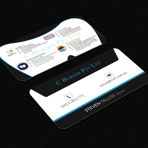 create professional cards for our dental business Design por RERUMSOL