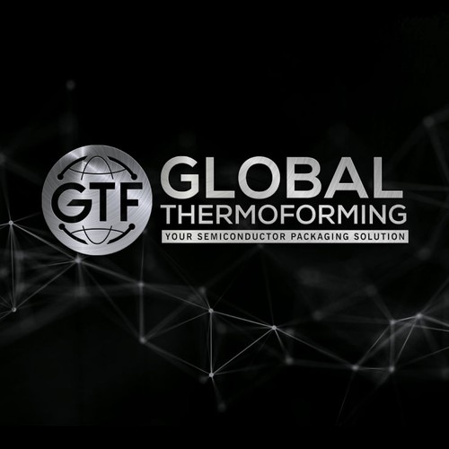 GTF Semiconductor packaging logo Design by 369 Design
