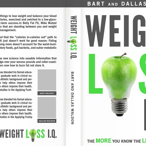 Design a creative and simple cover for weight loss book Design by Milica M.