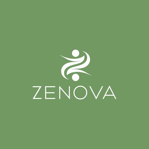 Zenova Logo: Revolutionary suite of health and wellness mobile apps Diseño de innovasyon