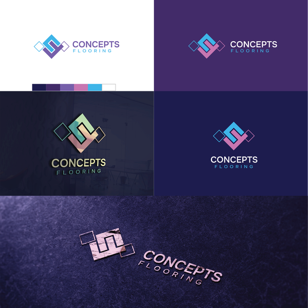Design by Jalal Karabaev titled "Logo concept for Concepts Flooring"