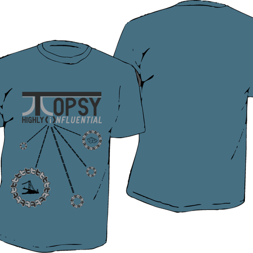 T-shirt for Topsy Ontwerp door Jon Paul
