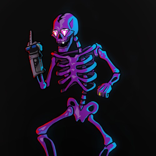 Anti.biz needs a 2D skeleton character design Design por Little George