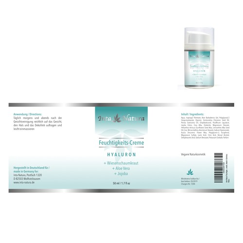 Product label contest entry by BohemianSoul