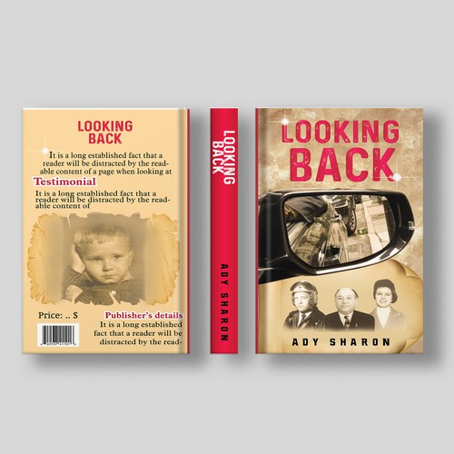 Design powerful Book Cover for "Looking Back" Design by Masuda Begum