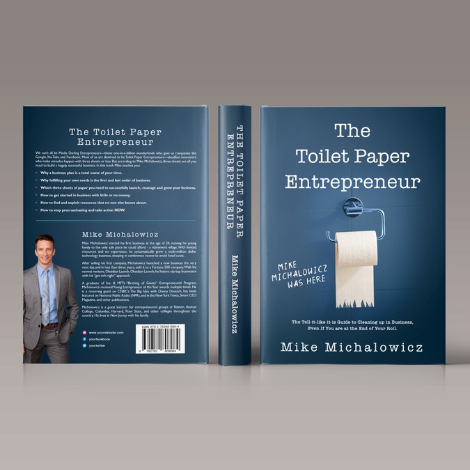 Toilet Paper Entrepreneur reprint Book cover contest