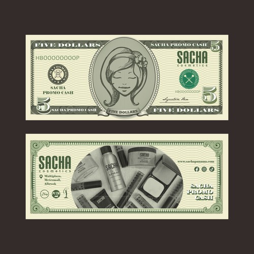 Sacha Cash Design by Trisixtin