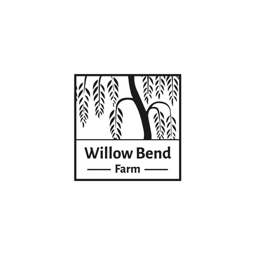 Create a rustic modern logo for our family farm. Design by a_merouane