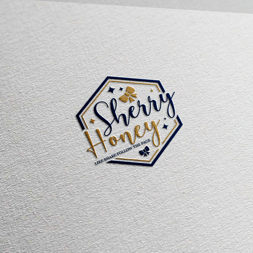 Design Sherry Honey clothing logo por MotionPixelll™