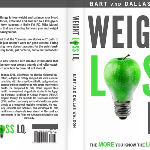 Design a creative and simple cover for weight loss book Design by Milica M.