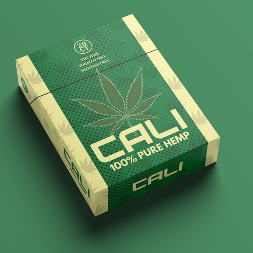 Hemp Cigarette Pack Preliminary Design Design by ogiedesign™