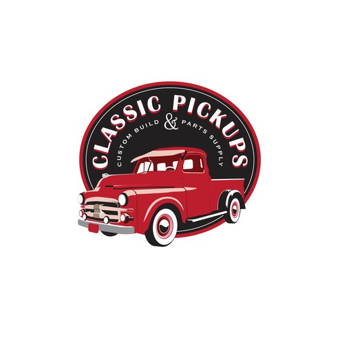 Create a logo for a custom Classic Pickup Truck builder | Logo design ...