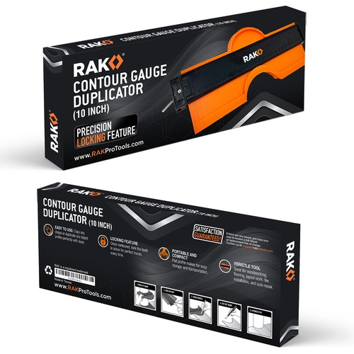 Design eye catching box packaging for RAK Pro Tools Design by C7Z