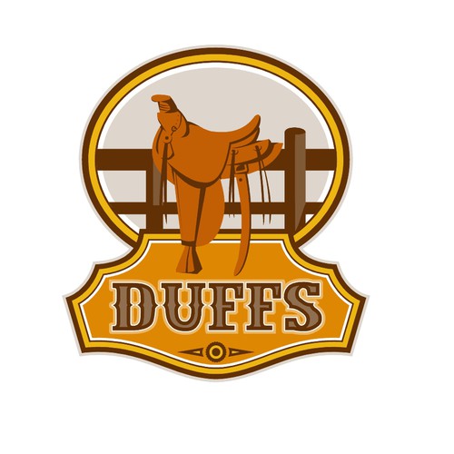 Find your inner cowboy and create an authentic western logo for Duffs Leathercare products. Design by patrimonio