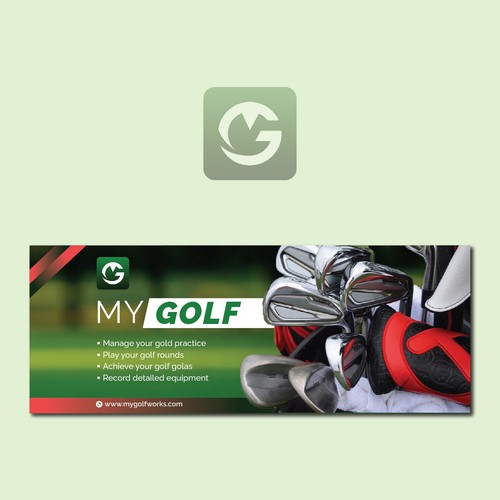 Designs "My Golf" Facebook Cover Photo Facebook cover contest