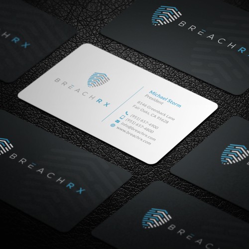 Professional B2B Card for Cyber Security Software Company Design von Galaxiya