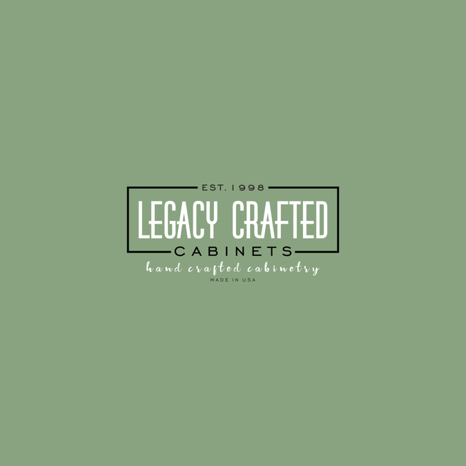 Legacy Crafted Cabinets Logo Redesign Logo Design Contest