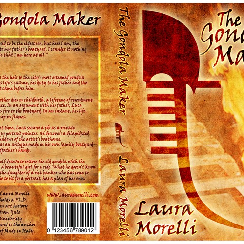 Book cover for The Gondola Maker: A novel set in 16th-century Venice Design by Pq.1