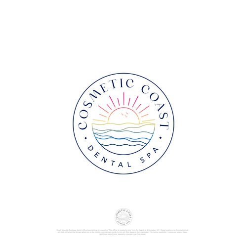 Design old money aesthetic for boutique cosmetic dental office located on the coast on NC Design by B.Achrafhb