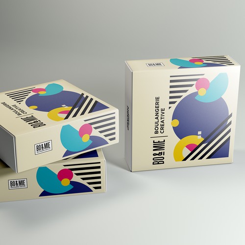 Design a box for the #1 fast growing french bakery company ! Design by Shark1@