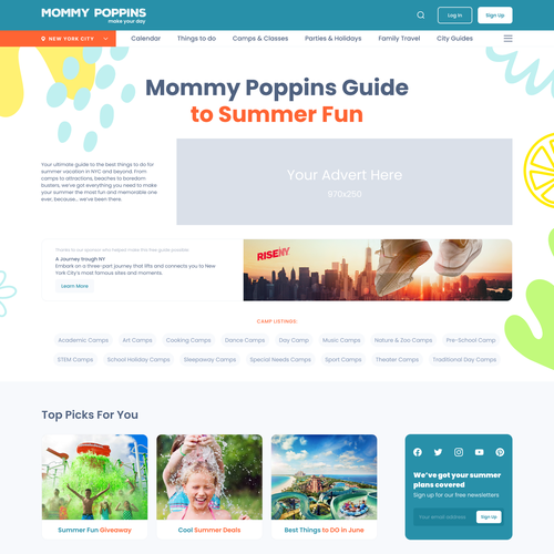 Guide Page for Leading Travel and Culture Website Design by Ivan Fresh