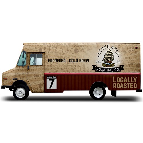 Coffee Truck Design - Mobile Unit 7 Design por ssrihayak