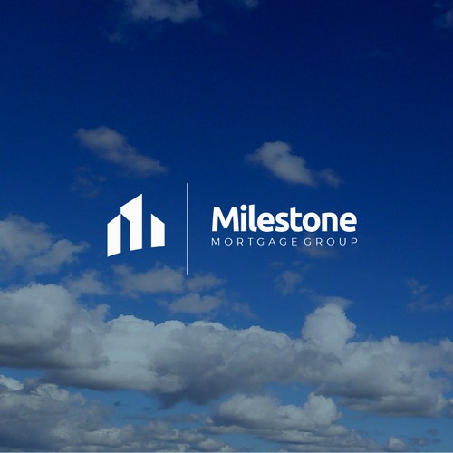 Milestone Mortgage Logo Design by mlv-branding