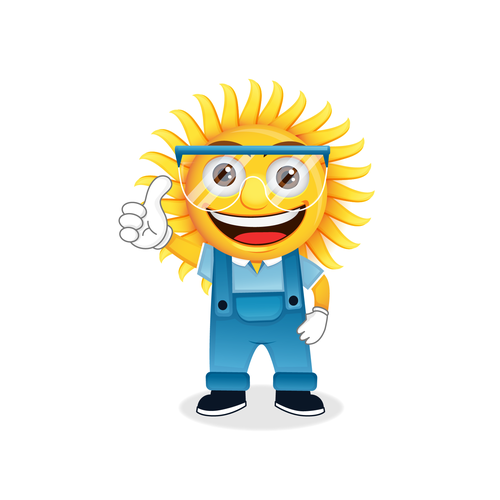 Design di Our catch phrase: Making St.Pete a Cooler Place. Air conditioning themed mascot di ies