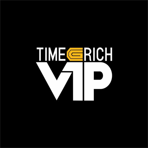 Time Rich VIP Logo Design by ᑎᗩᗷᗴᗴᒪ