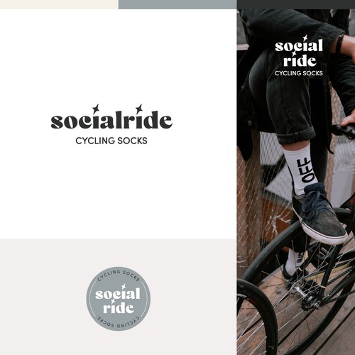 "socialride - the new cycling brand" winning Business card