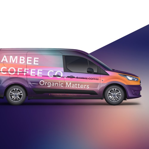 Design an Amazing truck wrap for an Emerging Organic Coffee Company Design by Art Mahno ✔