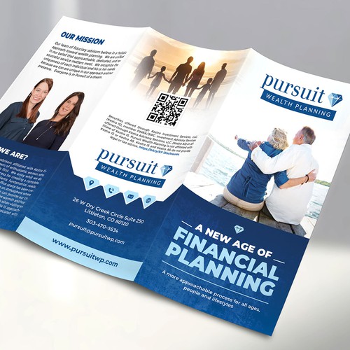 Financial Planning Brochure Design by Alphabet ♥