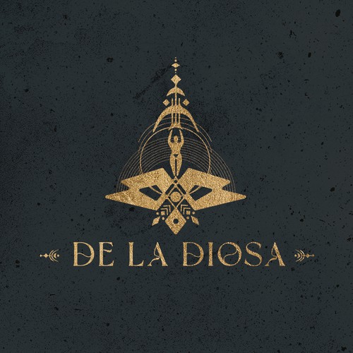 De la Diosa - Goddess Temple and Retreat Center Logo Design by Sauriêl Creative