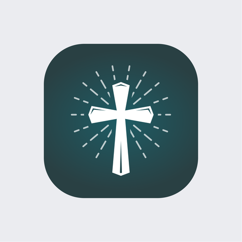 Icon/Logo for App Store and Play Store -- Bible App Design by iLisitski