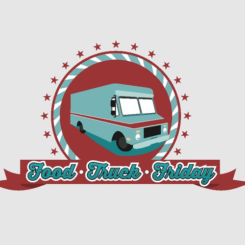 ONE OF THREE CONTESTS!!! FOOD TRUCK FRIDAY LOGO FOR MONROE COTTON MILLS Design by Noel Nicolas