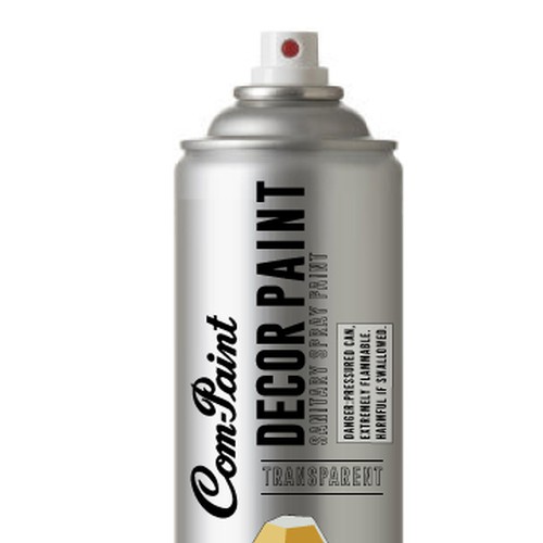 Product Label Design for AEROSOL SPRAY PAINT CAN Product label contest
